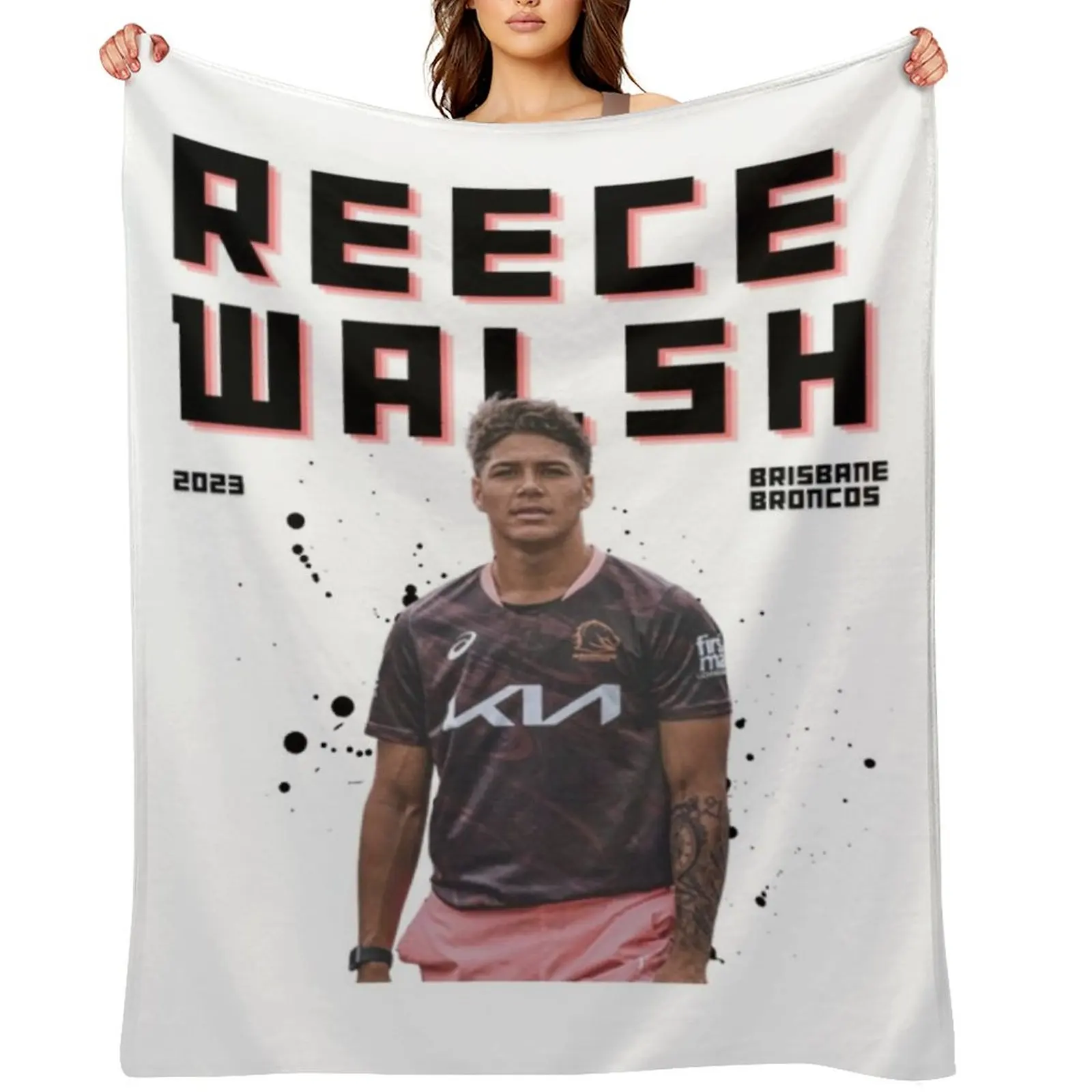 

Reece Walsh Throw Blanket for winter Shaggy Fashion Sofas Comforter Blankets