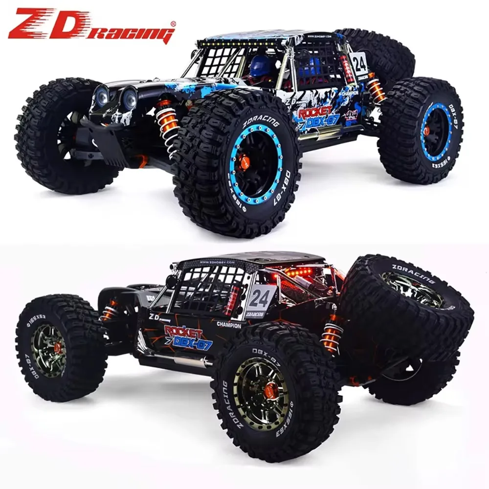 ZD Racing DBX-07 6S RC Car 1/7 4WD 80km/h High Speed Brushless RTR Electric Remote Control Toys Models Desert Off-Road Truck