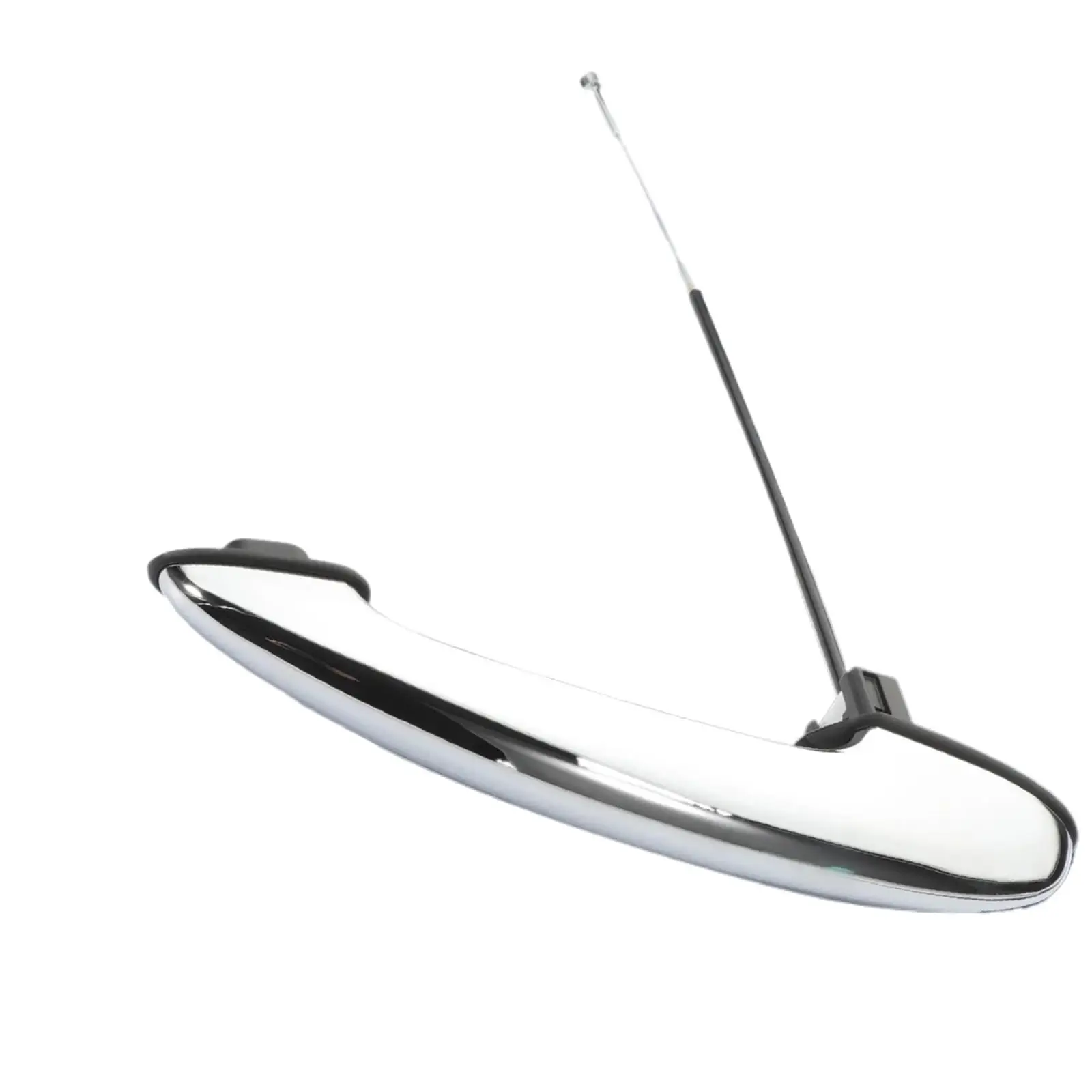 51217198472 Outer Door Handle Front Right Passenger Side Chrome Exterior Door Handle with Cable/Fit for BMW Mini Cooper 2002-201