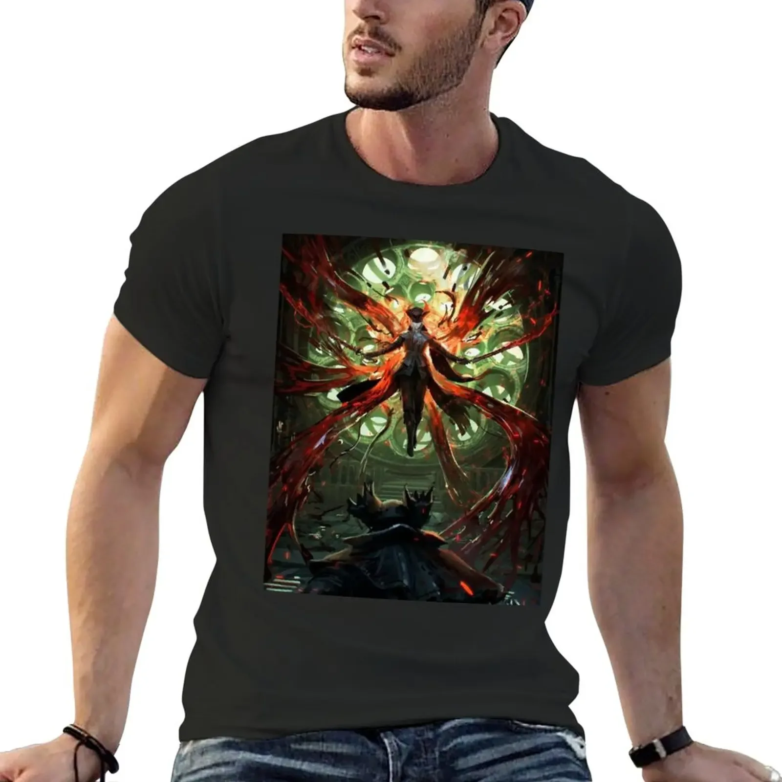 

Bloodborne T-Shirt boys whites shirts graphic tees summer top clothes for men