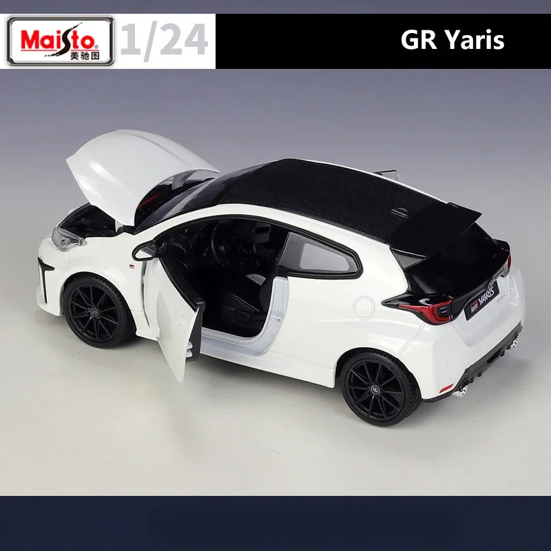 Maisto-Toyota GR Yaris نموذج سيارة من سبيكة سيارات SUV ، لعبة معدنية مصبوبة ، محاكاة عالية ، مجموعة هدايا ،