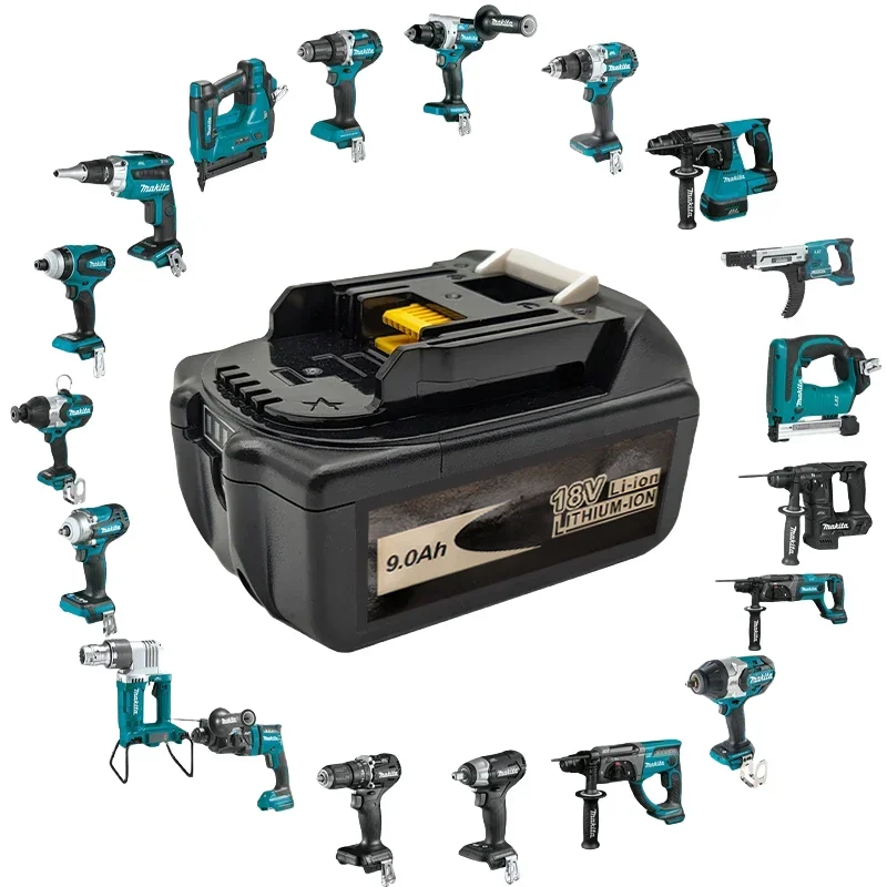 18V 100% Original Rechargeable Power Tool Battery Replaceable LED Lithium-ion 18v LXT BL1860B BL1860BL1850 BL1830