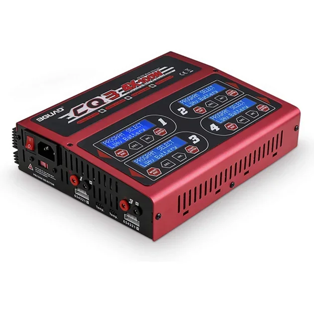 CQ3 100W x 4 RC Multi-Functions 4 channel Smart Intelligent Balance Charger for LiPo LiHV LiFe NiMH NiCd Pb Battery