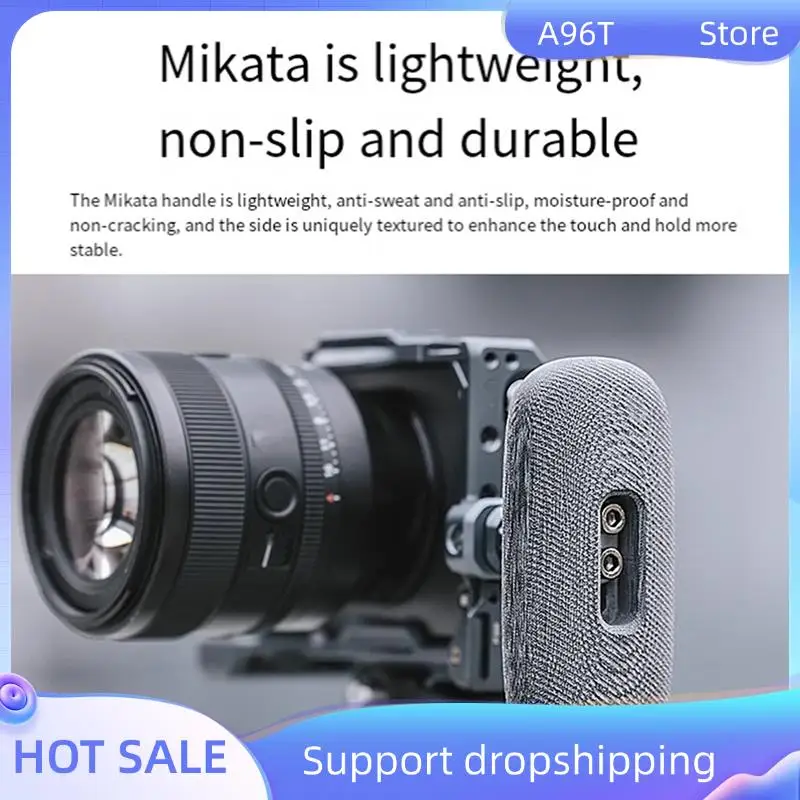 

A96T F22 Quick Release Soap Side Hand Grip Kit For Sony Canon Nikon Cameras Left & Right Side Handle Mount