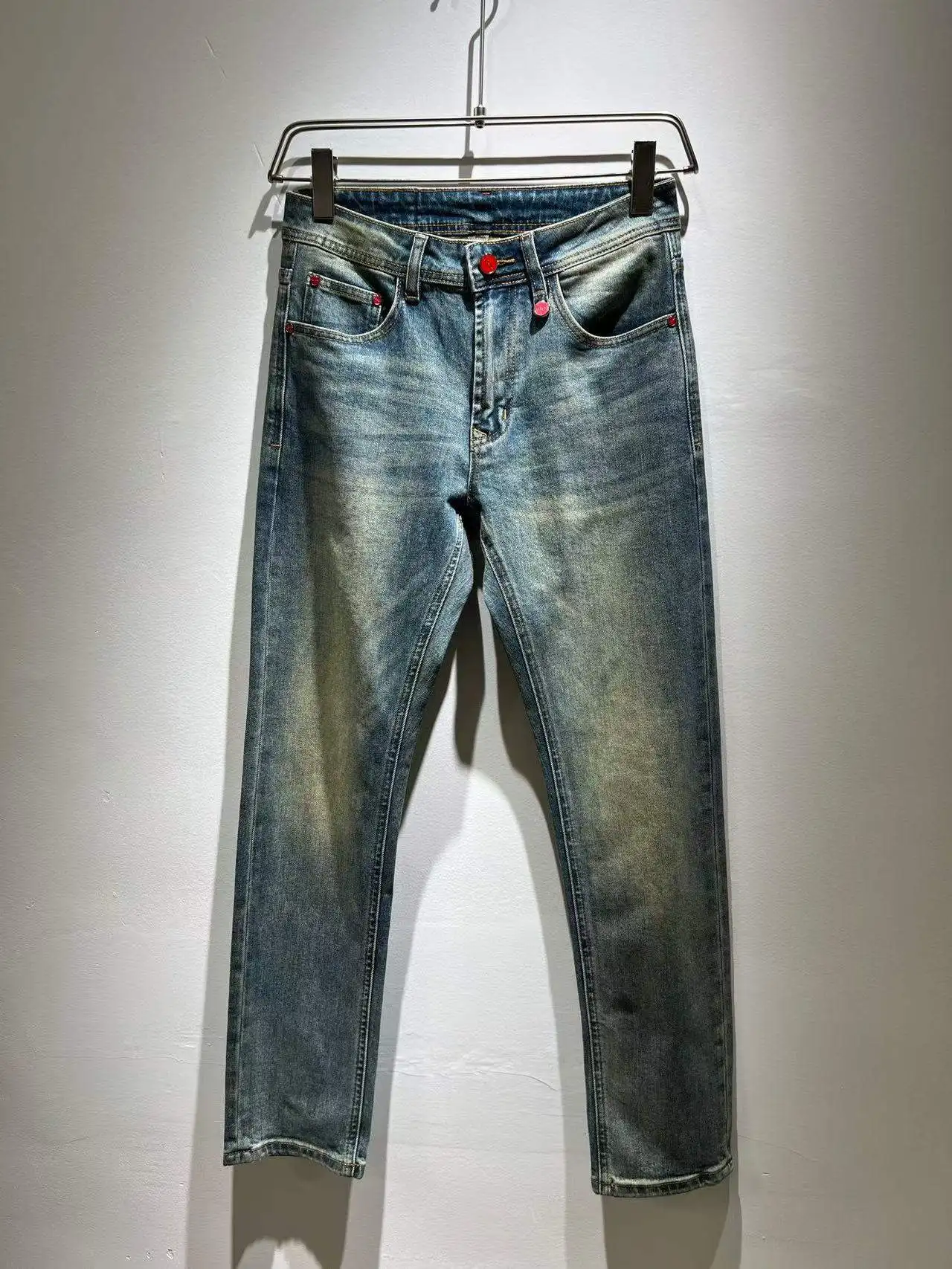 

Kiton весенне-летние новые мужские модные простые облегающие брюки высокого класса для поездок на работу и маленькие ноги