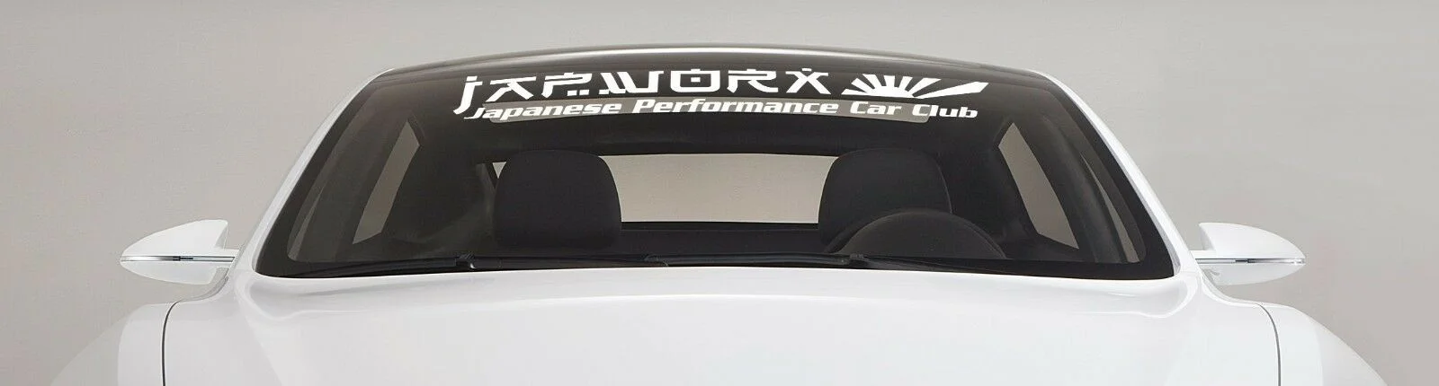 

Виниловая наклейка на лобовое стекло для Japworx