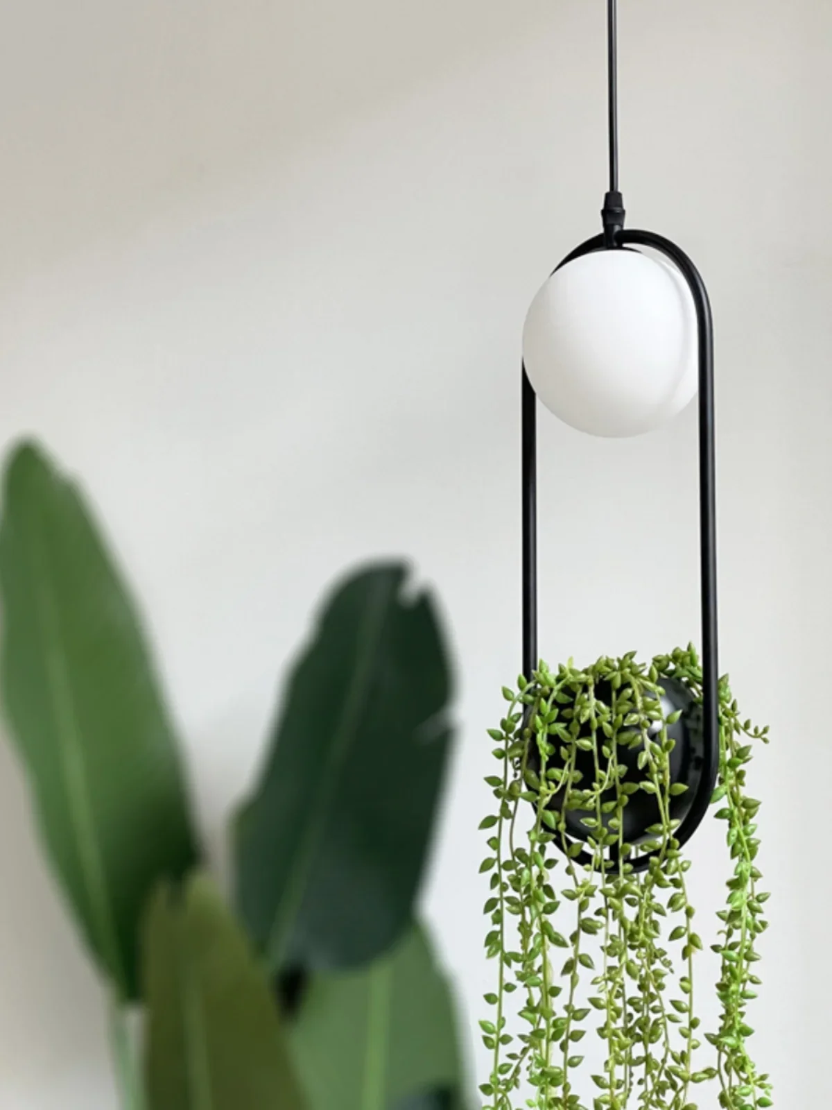 Nordic DIY Led Plant Pendant Lights Flower Pot Hanging Lamp Living Room Dining Room Restaurant Lighting Fixtures Home Decor