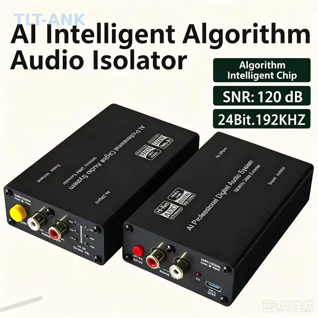 RCA Digital Audio Isolator Eliminate Ground Loop Hum Anti Interference Noise Filter for PC Sound Card Mixer