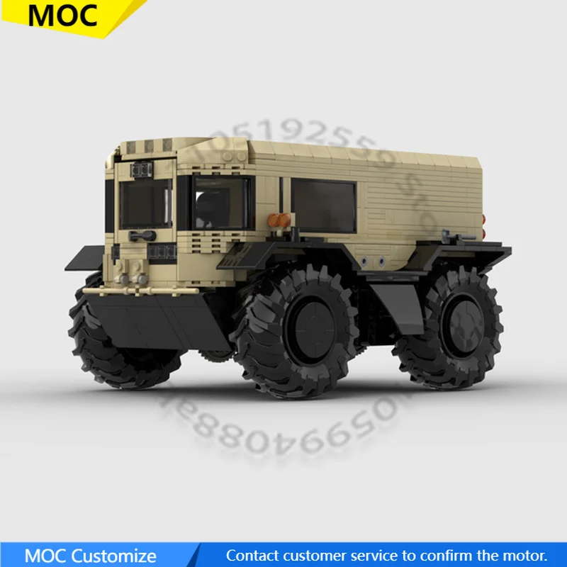 1293 PCS Speed Hypercar OFF ROAD-All Terrain Vehicle MOC Customize Modular Building Block Creative Design DIY Holiday Toy Gifts