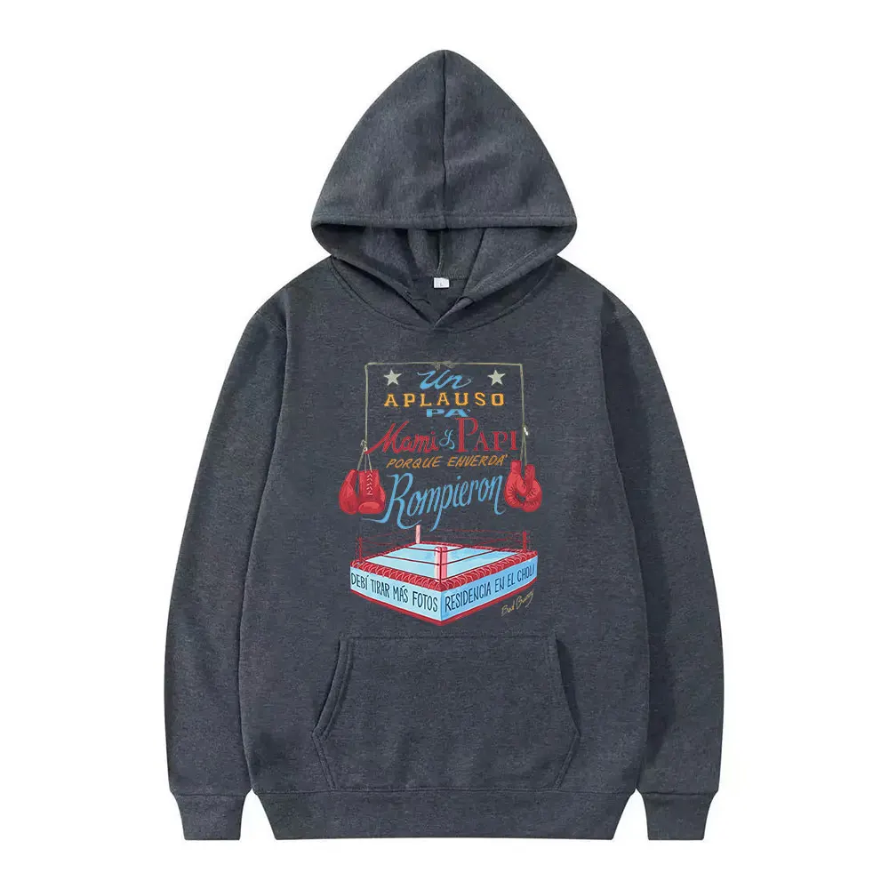 باد باني DTMF ميرش الملاكمة مضحك الجرافيك هوديي الرجال النساء بلوفر عالي الجودة Harajuku الجمالية البلوز الخريف والشتاء #3