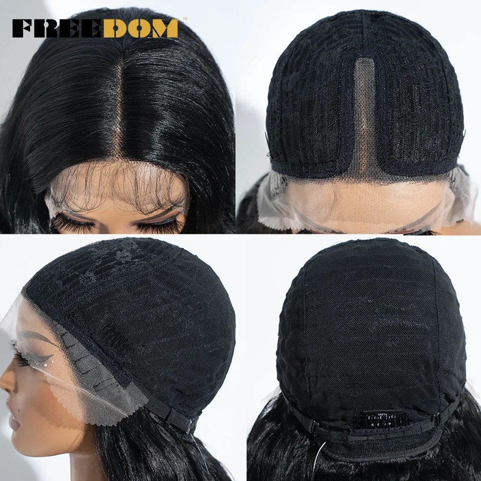 Szabad állapot Szintetikus csipkével bejárati wigs számára Nők 32 hüvelykes stv Alapanyag Hajfodorítás csipkével Műhaj Hombre Barna Szürke Fehér cosplay wigs Befűt Ellenálló