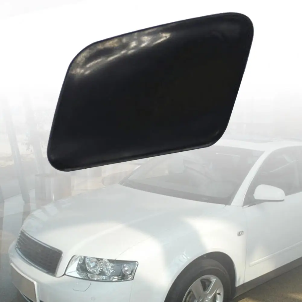 Replacement Black Dedicated Headlight Washer Cover for Audi A4B6 01-05 ABS Left Driver Side Headlight Washer Cap O E 8E0955275D