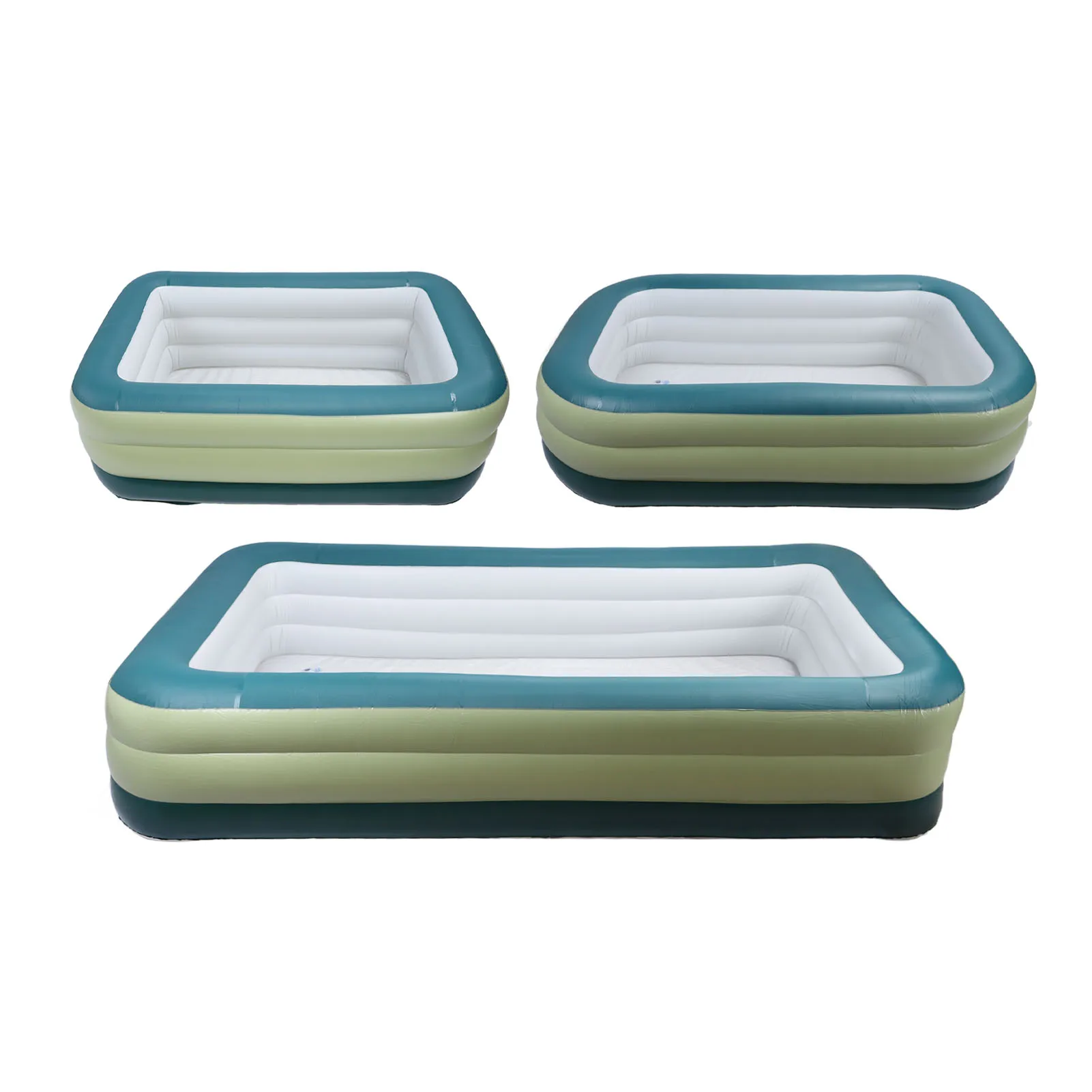 حمام سباحة قابل للنفخ للبالغين ، متعدد الوظائف من بولي كلوريد الفينيل ، سميك ، قابل للطي ، محمول ، سعة كبيرة ، فناء خلفي