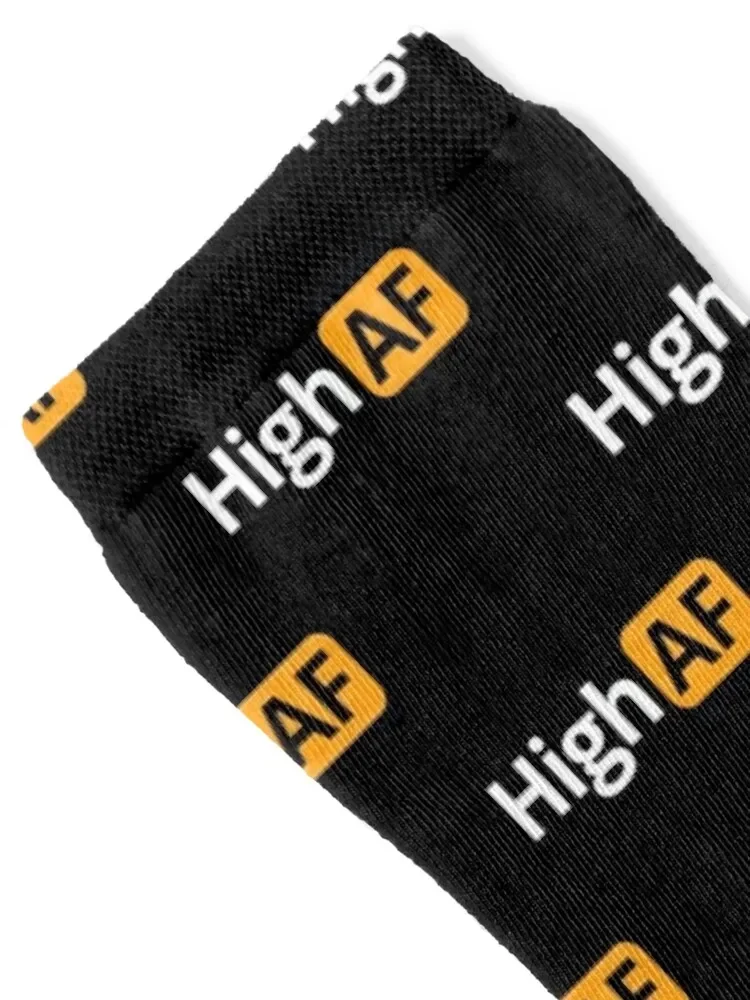 High AF (Flying Like an Airplane) Socks halloween professional running Socks For Man Women's