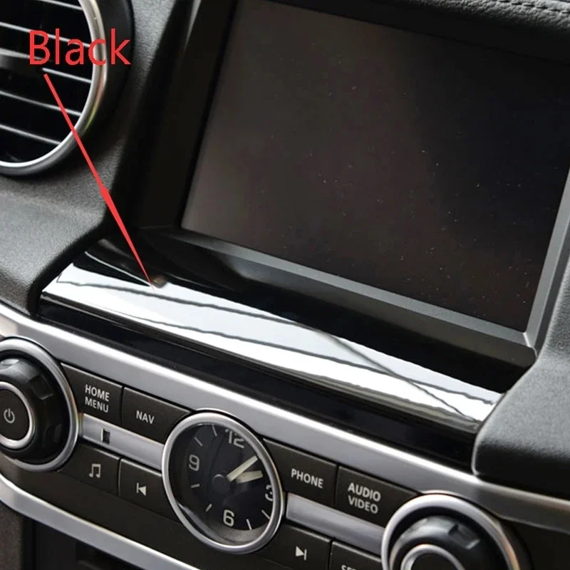 For 2010-2016 Land Rover Discovery 4 LR4 ABS navigation screen bottom panel trim decorative stickers Interior accessories image 4