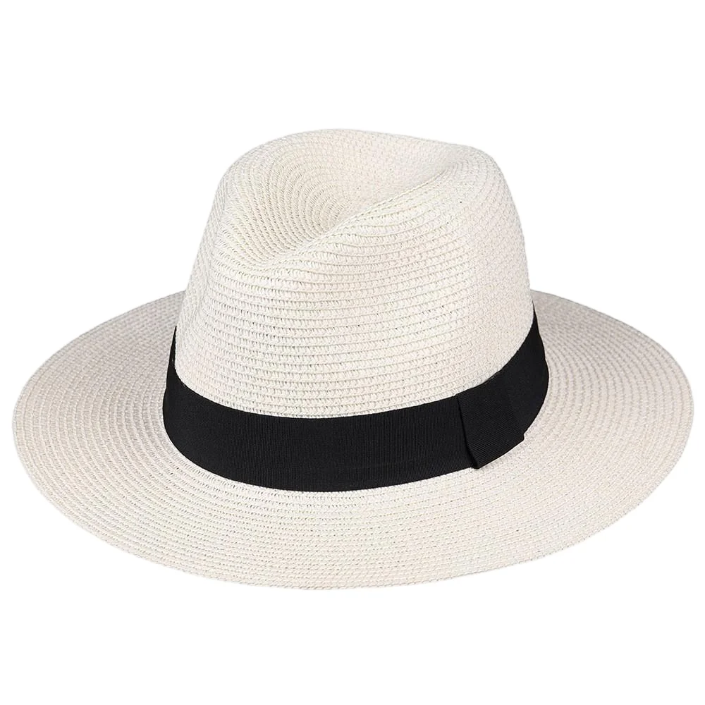 Sommer-Sonnenhut aus Stroh für Männer und Frauen, Modischer Sonnenschutz-Strohhut, Vielseitiger Panama-Hut für Outdoor und Strand, Jazz-Hut – Detail 28