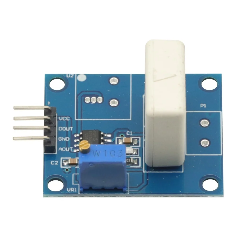 WCS1800 Hall Effect Current Sensor Module DC35A with Overcurrent Protection and Low Voltage Operation for Electrical Equipment