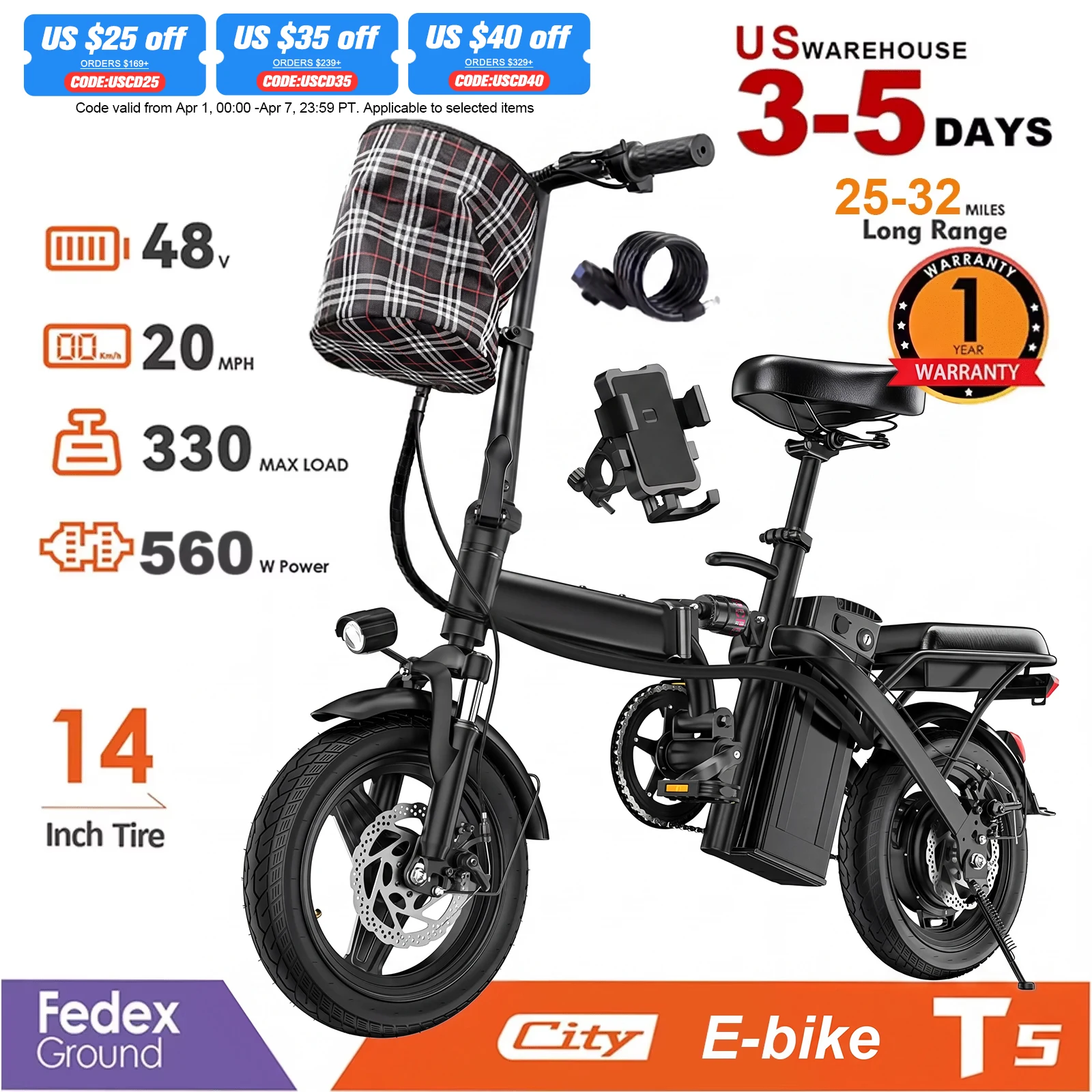 Adult Electric Bike, 1
