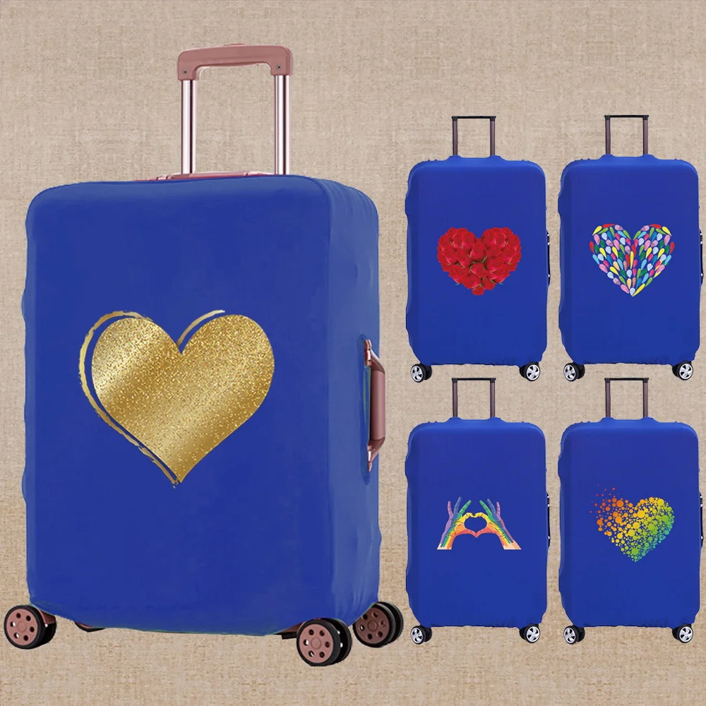 

Luggage Cover Scratch Resistant Thicken Travel Accessory Covers Apply To 18-32 Inch Suitcase Love Print Trolley Protective Case