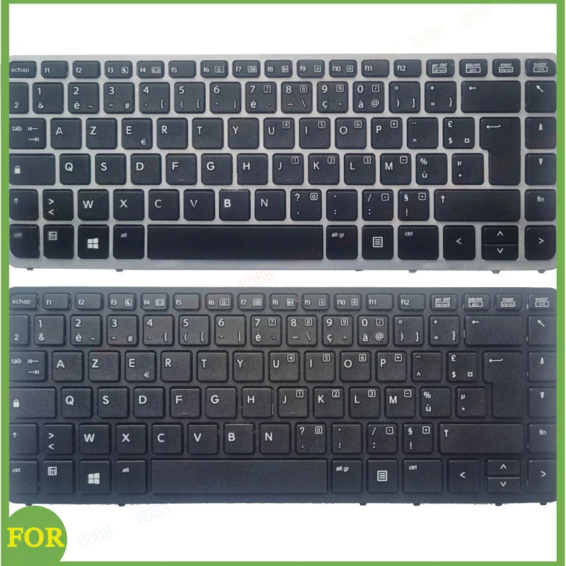 New Laptop French/FR Azerty Keyboard FOR HP EliteBook 840 G1 850 G1 850 G2 With Frame No Backlit Without Pointing Stick