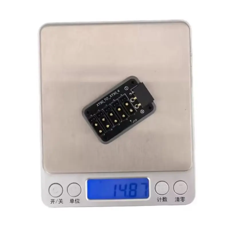 AA84 2X 50A XT30 (2+2) Power Distribution Board Support CAN Protocol 5-Channel Output For Robot RC Car/Boat DIY Accessory