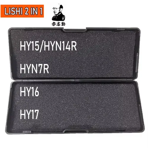 Imagen 2 del producto Herramienta Lishi 2 en 1 B111 CY24 DWO4R DWO5 F038 GT15 GM37 GM39 HU49 HU46 HU87 HON58R HON70 HYN11 HY15 HYN7R HY16 HY17