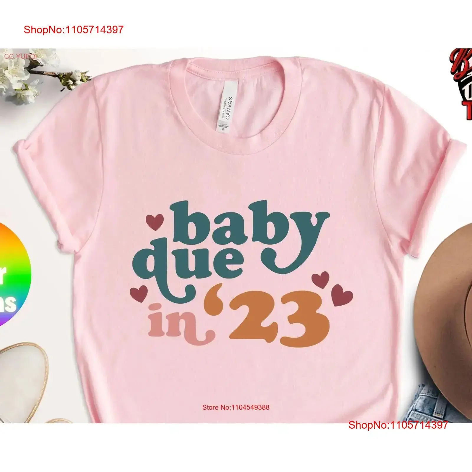 Baby Due In 2022 T Shirt Pregnancy AnnouncemenT Mama To Be Reveal Shower New Mom Maternity vintage Washed Breathable streetwear
