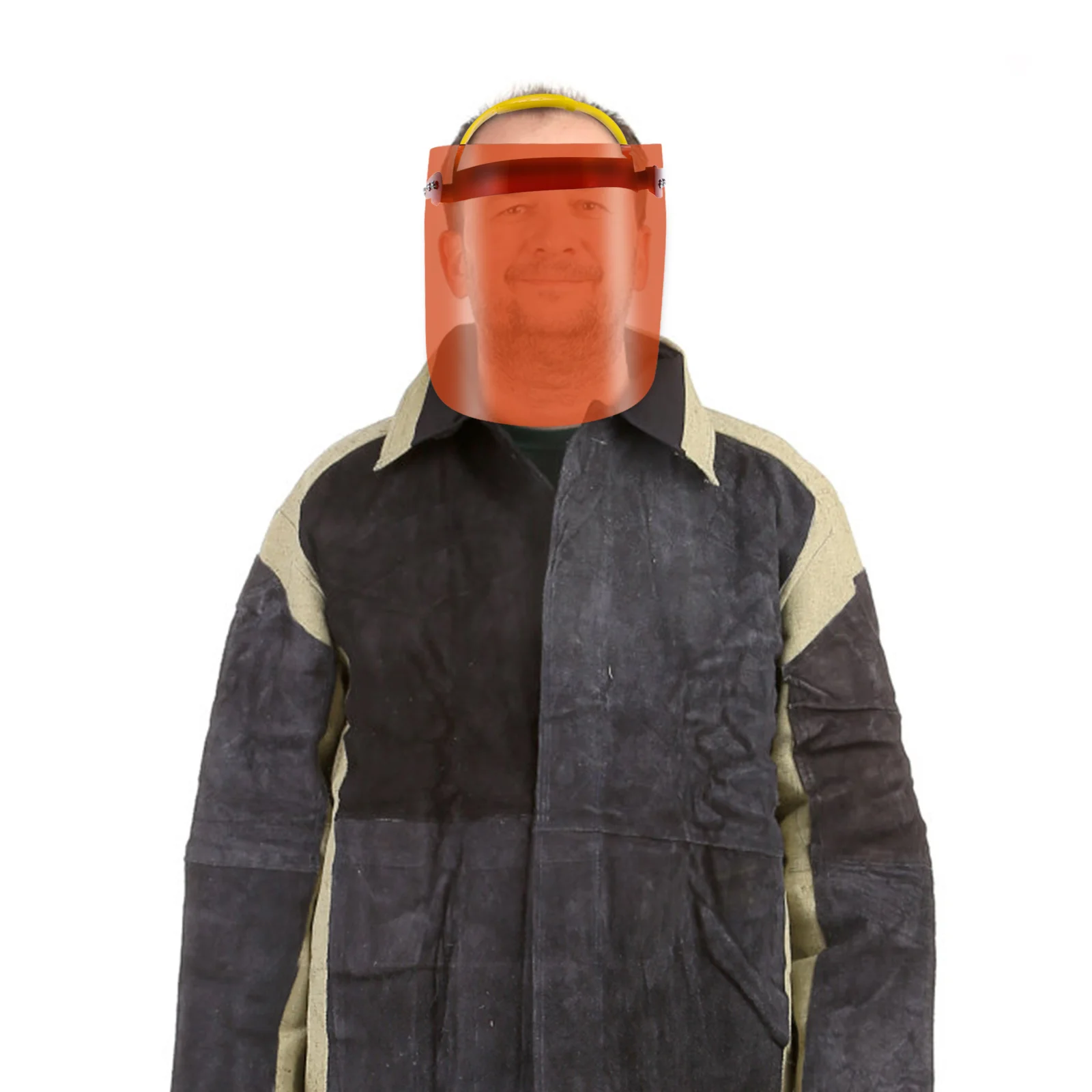 قناع لحام شبه مغلق مضاد للوهج، خفيف الوزن، مقاوم للضغط، حماية العين، لحام بدرجة حرارة عالية #4