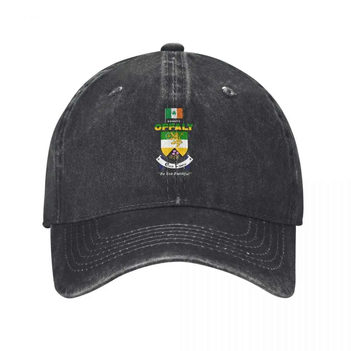 COUNTY OFFALY IRELAND - OFFICIAL CREST Baseball Cap Big Size Hat Beach Women's Beach Outlet Men's