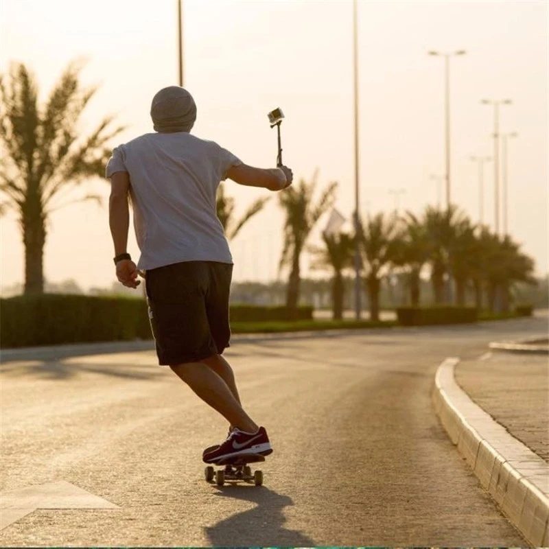 Go Pro Аксессуары Водонепроницаемая 19 "алюминиевая палка для селфи для Gopro 11 10 9 8 7 6 5 Sj4000 Sj7 Yi 4K DJI OSMO H8 H9R EKEN