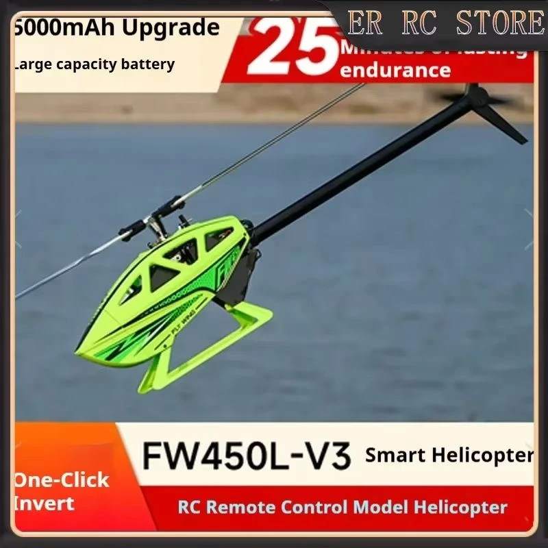 เฮลิคอปเตอร์บังคับวิทยุ Fw450 Lv3 รุ่นหกช่องสัญญาณ พร้อมระบบควบคุมการบินผาดโผนด้วย GPS ของเล่นและงานอดิเรกระดับไฮเอนด์