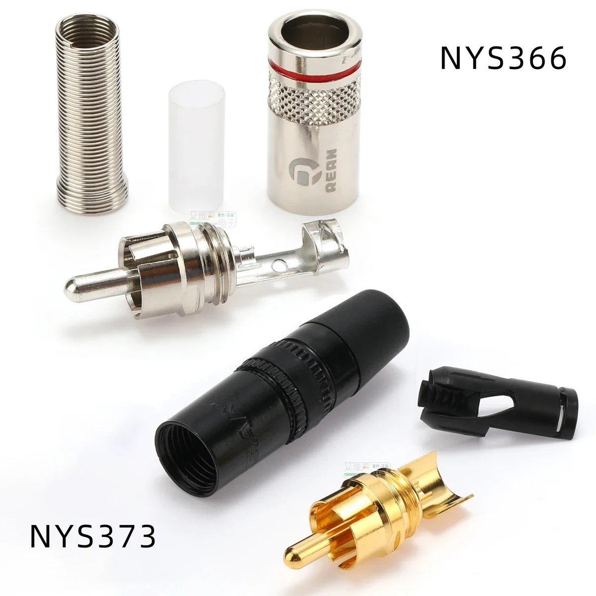 Original Neutrik's REAN RCA Connectors Gold-plated Phono Audio