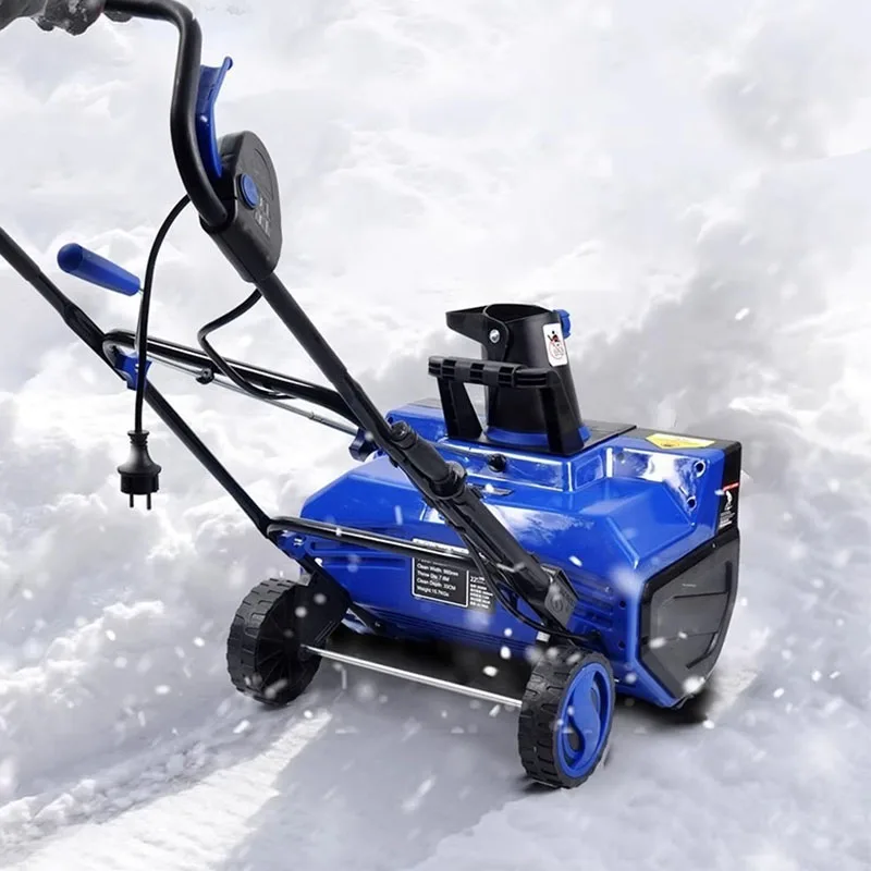 Winter Electric Snowplow Hand-pushed Snow Sweeper Snow Shovel  Electric Snow Blower For courtyard Street