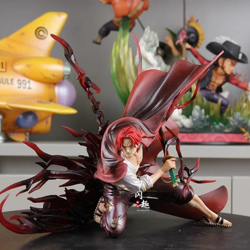 

Anime Shanks One Piece Figures Chronicle Master Stars Plece Squatting The Shanks Action Figures PVC Model Collection Toys Gifts