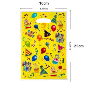 Saco de plástico para festa de aniversário infantil, filme perolado, saco de doces de casamento, 10pcs 12 principais vendas mochila plastica infantil - №11