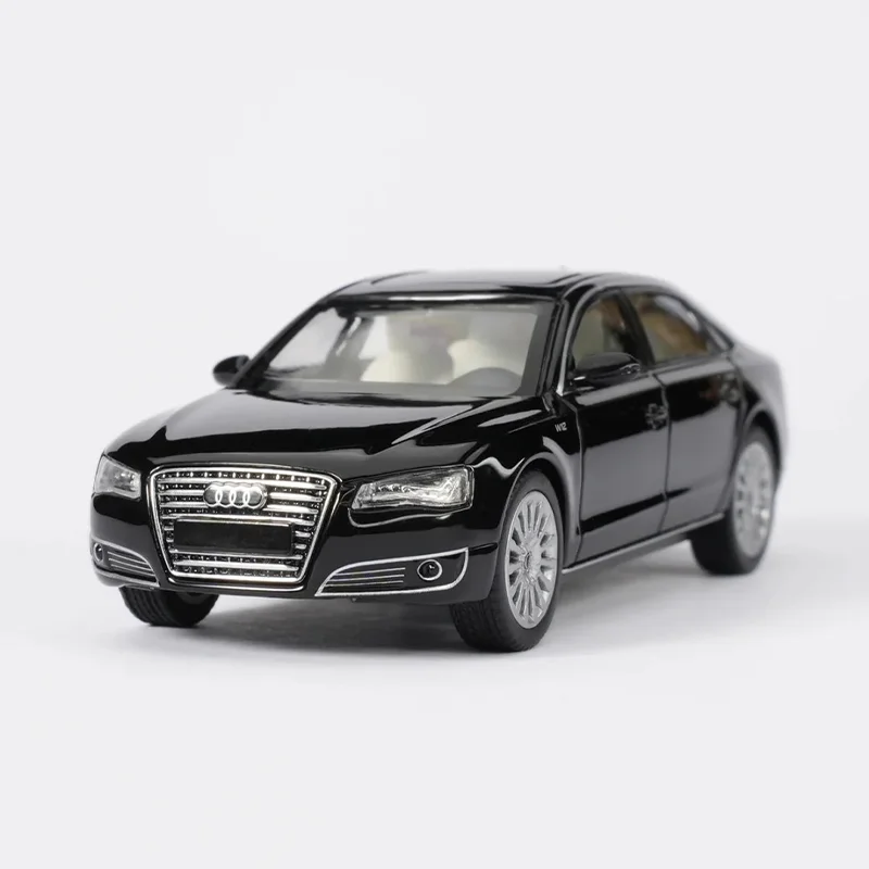 新入荷 Masdi 1:64 アウディ A8L D4 2021 ゴールド合金製ミニチュアダイキャストモデル アウディ セダン スポーツカー モデルオーナメント おもちゃ 子供向けギフト
