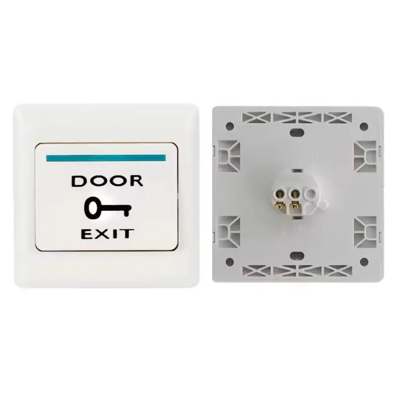 

Exit Button For Access Control Plastic Door Release Dim: 86Lx86Wx20H(Mm)