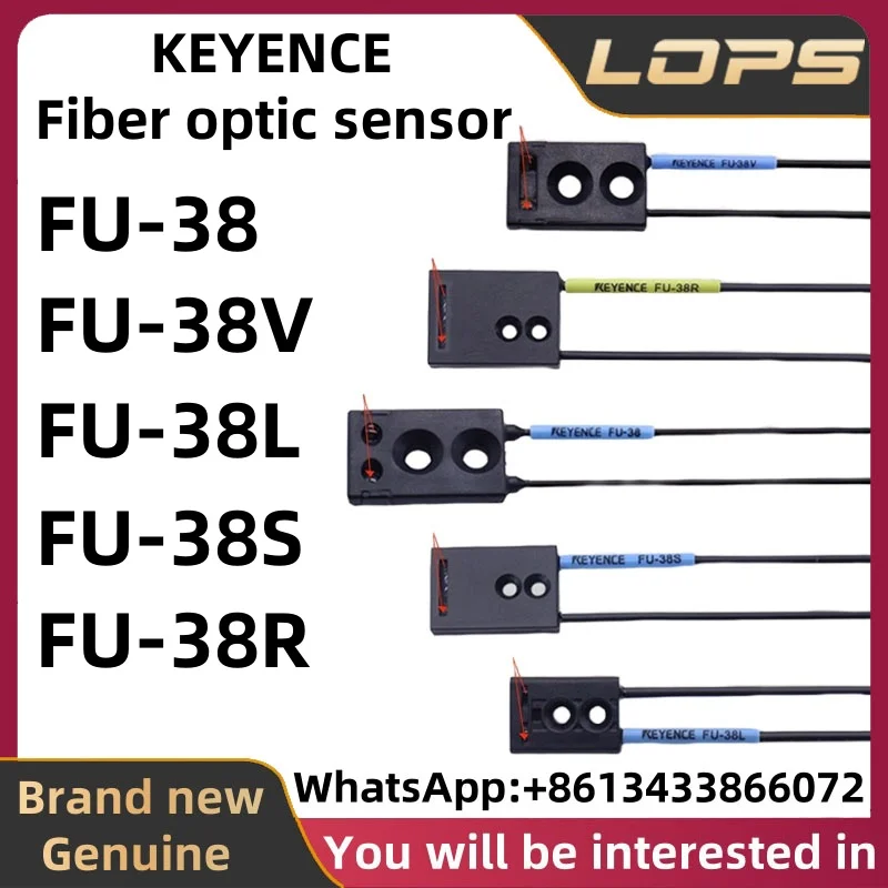 FU-38 FU-38V FU-38L FU-38S FU-38R KEYENCE New Original Reflection fiber optic senso, large quantity in stock, welcome to consult