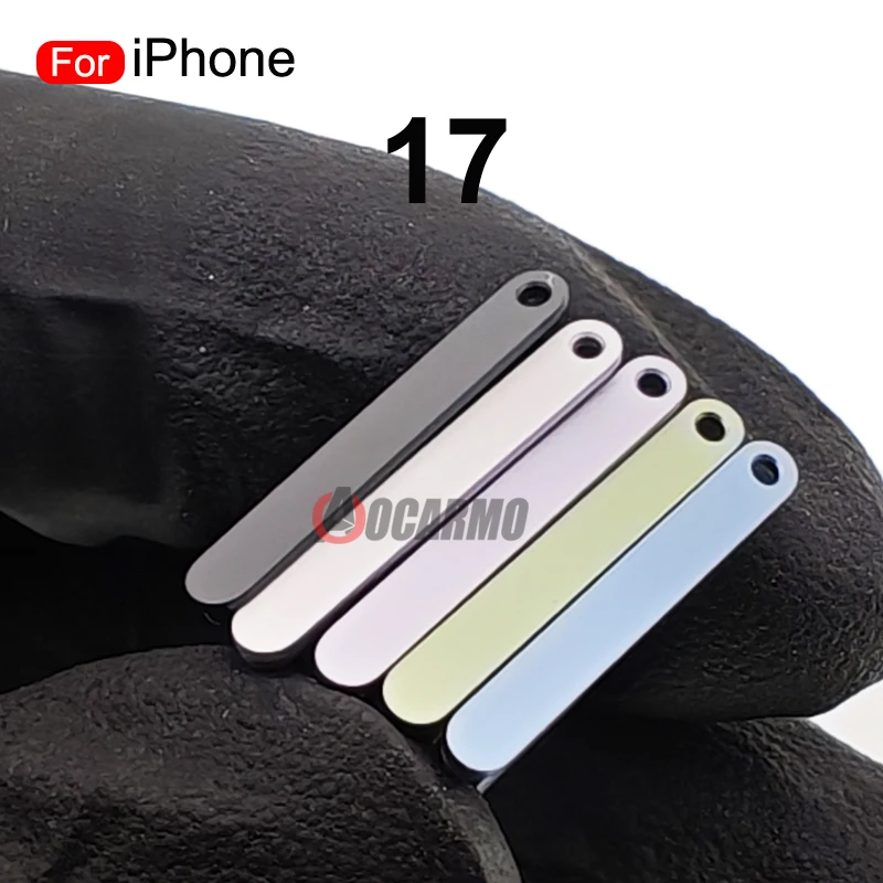 Black Blue White Green Purple Single Sim Card Dual SIM Tray Slot Holder Replacement Parts For iPhone 17 17pro