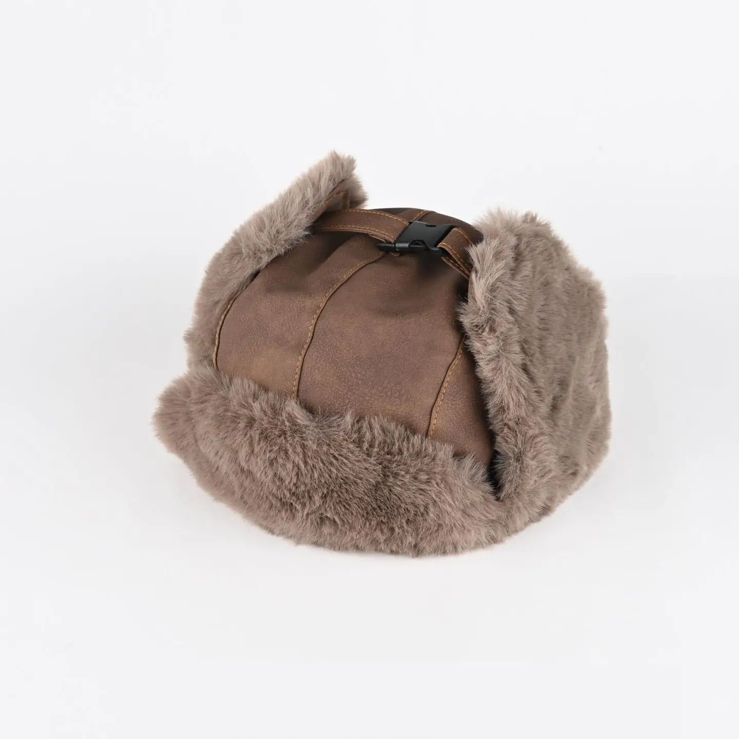 خمر منفذها قبعة الرجال النساء الشتاء سميكة المخملية فو الجلود الدفء سدادات حماية الأذن الباردة برهان قبعة الأذن رفرف إيرفلاب