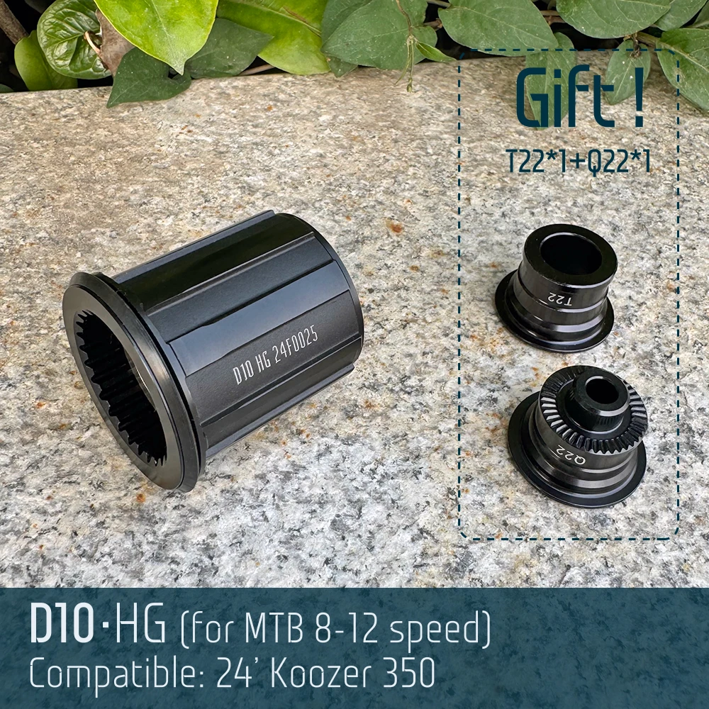 

24 Koozer 350 D Series MTB Шоссейный велосипед Ступица кассеты Корпус HG 8 11 12 скоростей XD MicroSpline MS 12S Бесплатная ступица Запчасти для велосипеда HGR XDR MSR