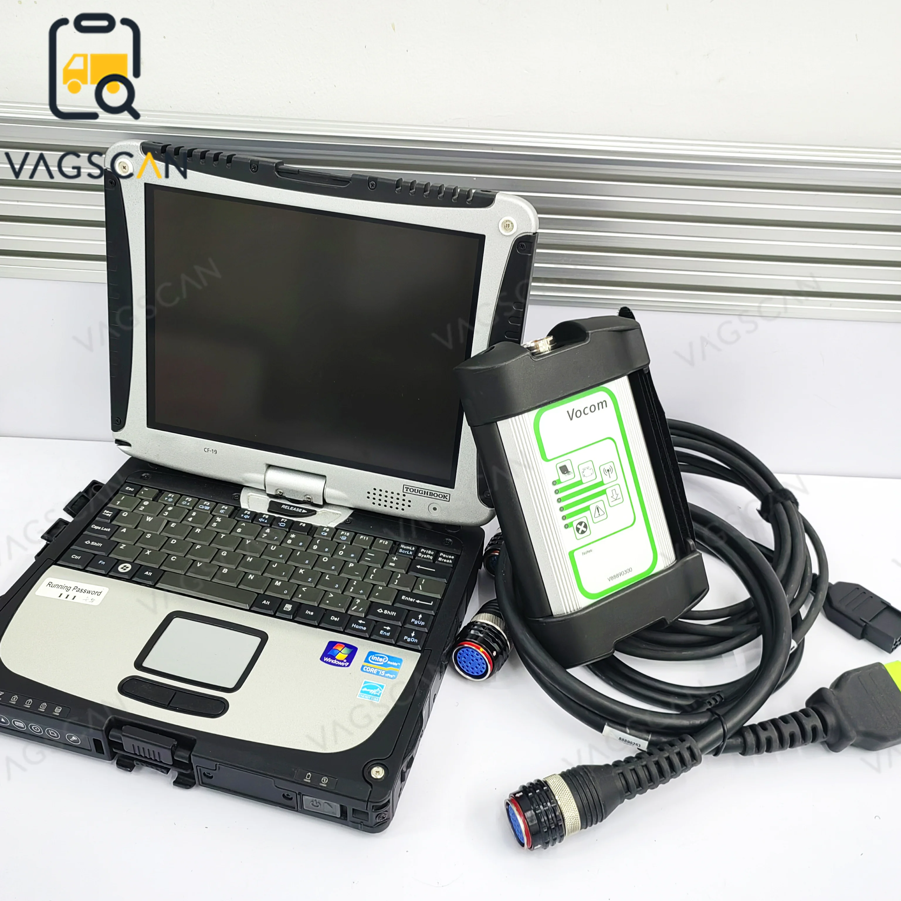 

CF19 Laptop V2.8.150 Original For Vocom 1 Truck Diagnostic Tool for UD/Mack/ V-olvo/Renault 88890300 Excavator OBD