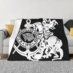 Corinthians Paulista Brasil Football Blanket Bedspread On The Bed Quilt Bedspreads For Double Bed