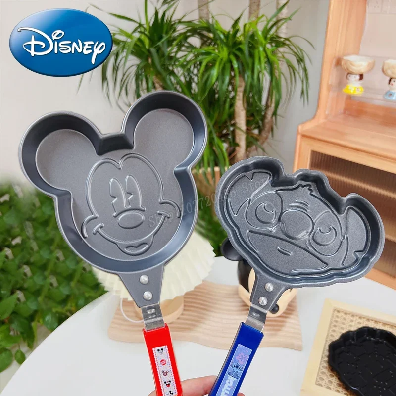 

Disney Anime Stitch Mickey Mouse Figure Kitchen Tools Egg Omelette Mold Kids Breakfast Frying Pot Non-Stick Pan Christmas Gift