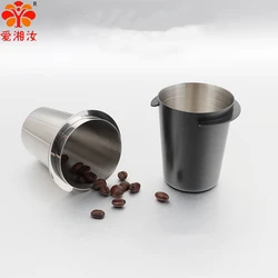 Coffee Bean Measuring Cup, PC Dosing Cup, Stainless Steel, Dosing Ring, Barista Accessories, Espresso, 54mm