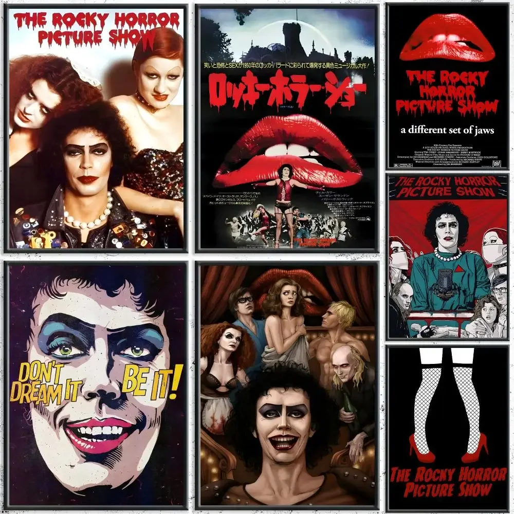 Classic Movie T-The Rocky Horror Picture ShowS Poster HD Self-Adhesive No Residue After Removal Ideal for All Kinds of Wall