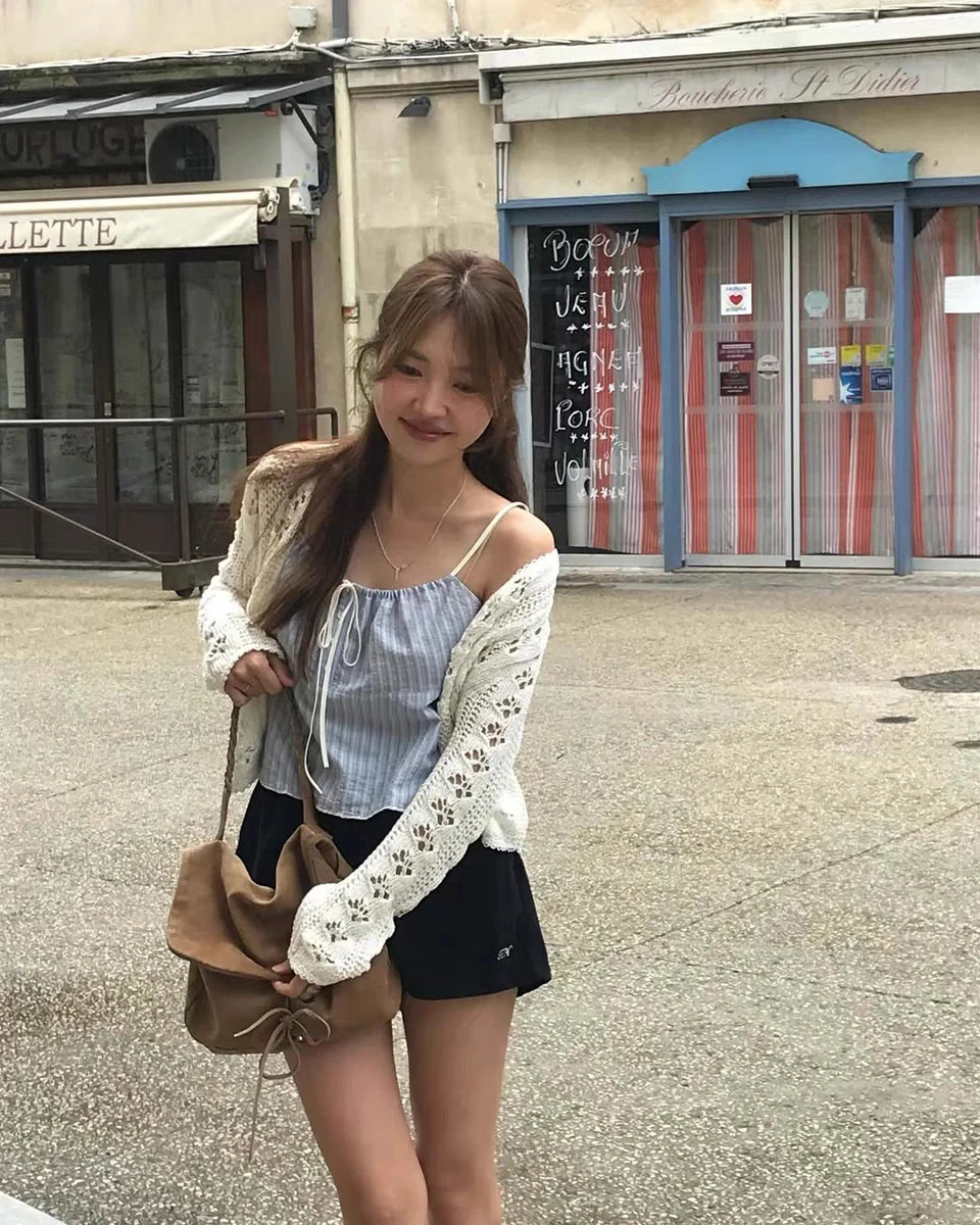 

Комплект кардигана в полоску с надписью Saes PREON, весна-лето, Новое поступление, женский облегающий костюм ort Length Tannat