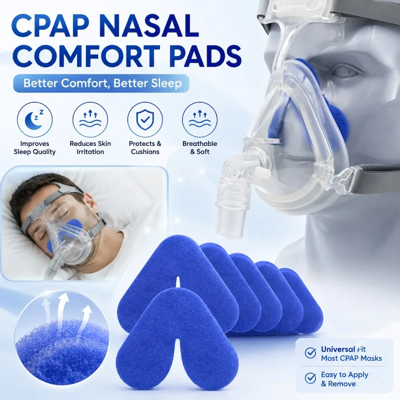 5 10 20 30PCS Universal CPAP Mask Nasal Pads Soft Nose Cushion Liners Comfortable Breathable Skin Protection Accessories