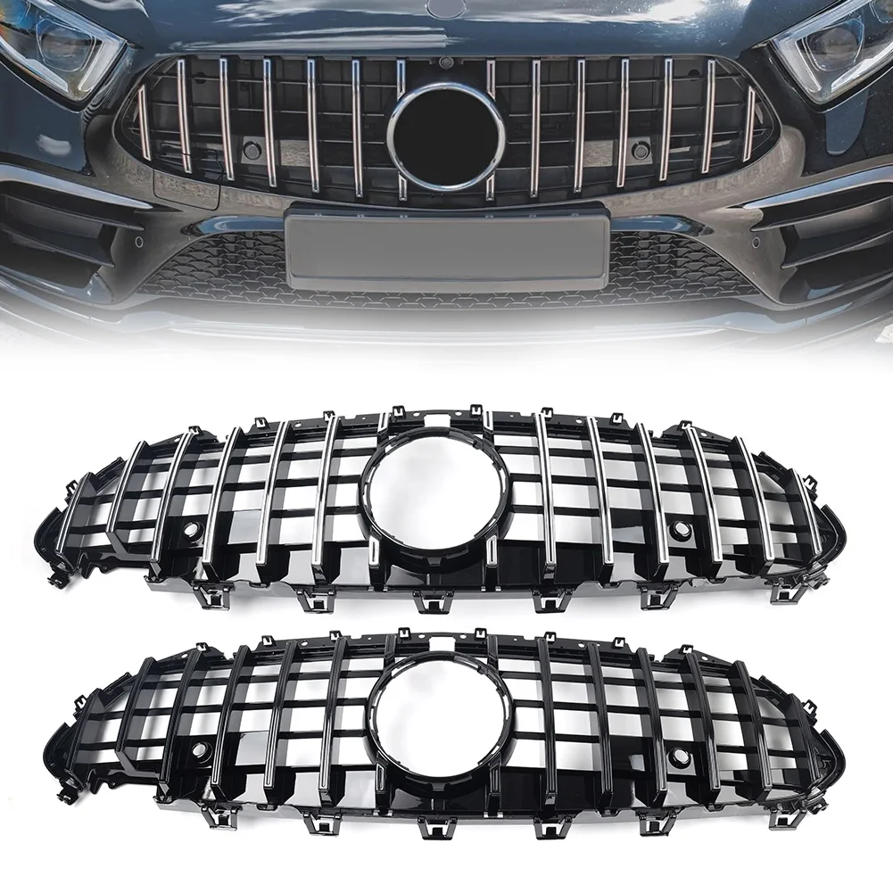 

Car Front Bumper Grille GTR Racing Grill For Mercedes Benz CLS Class W257 C257 CLS300 CLS450 CLS500 2019 2020 2021 2022