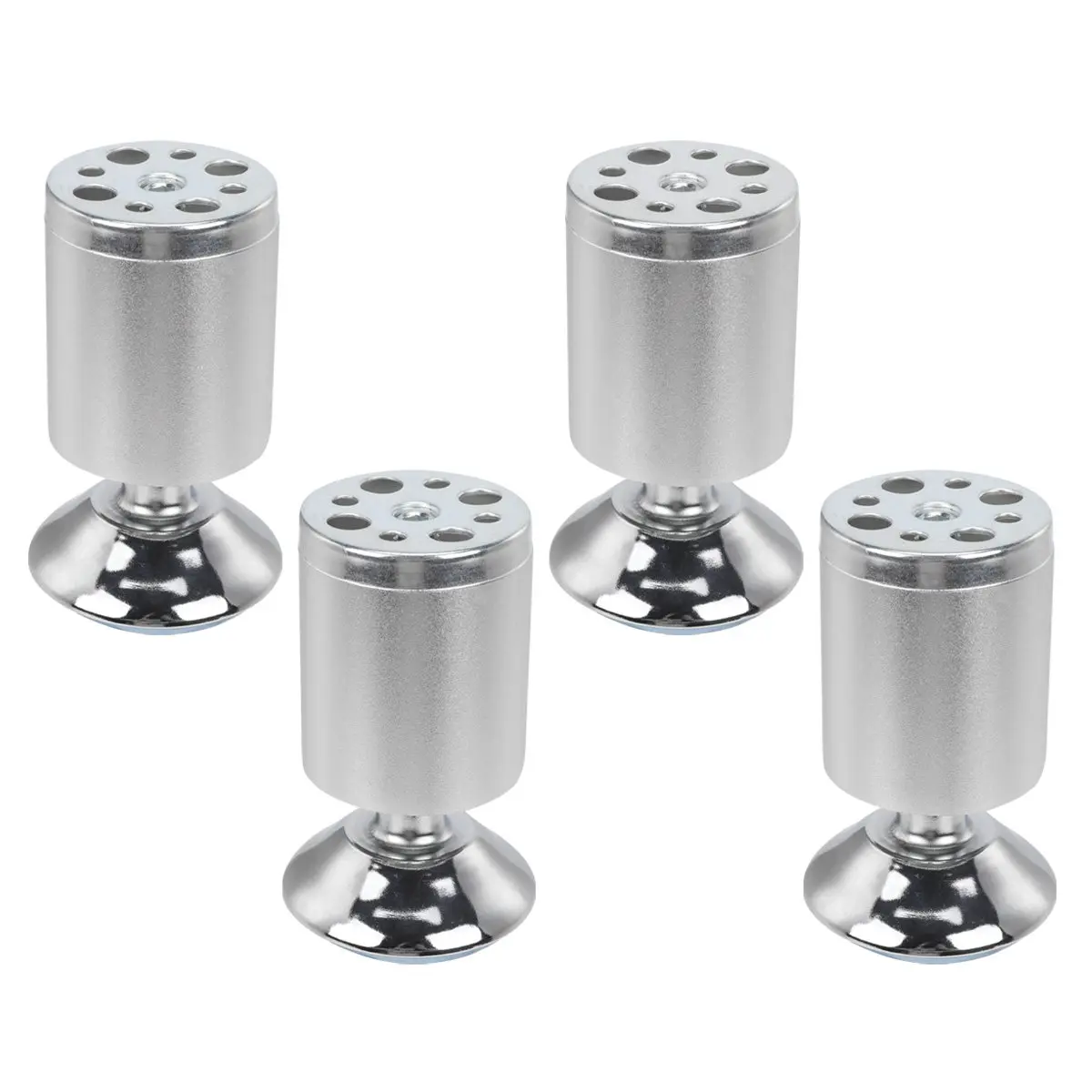 4Pcs Thickened Aluminum Alloy Furniture Feet for Cabinets Sofas Tables Beds TV Stands DIY Furniture High Load Capacity Scratch